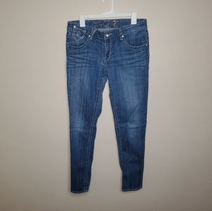 7 Seven For all‎ Mankind Men's Dark Blue Wash Slim/Skinny Jeans 31/31